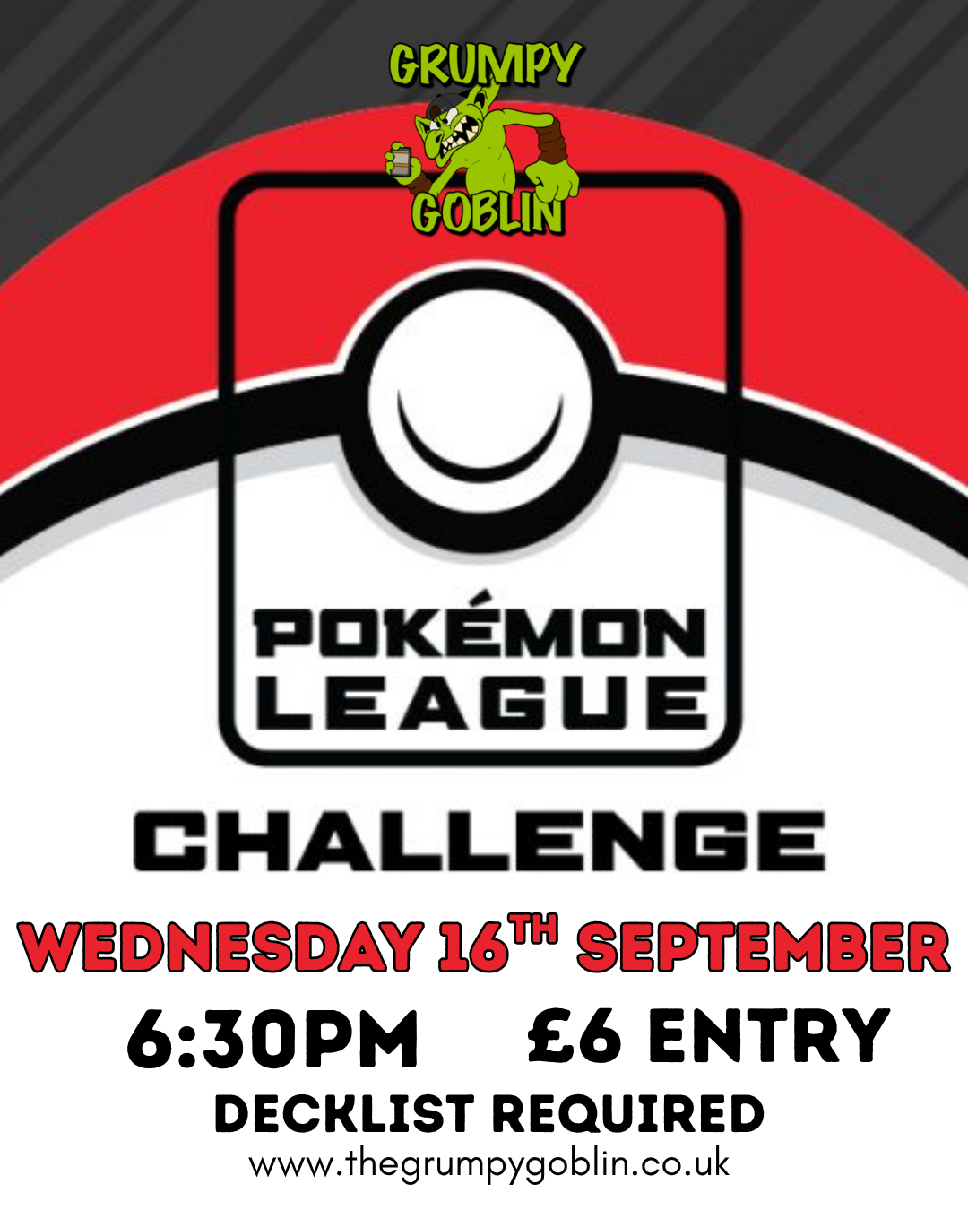 September Pokemon League Challenge