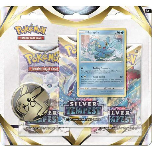 Pokémon TCG: Sword & Shield 12 Silver Tempest 3-Pack Booster Displa