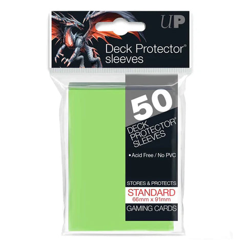 Deck Protector Gloss Lime Green Sleeves 50 Count
