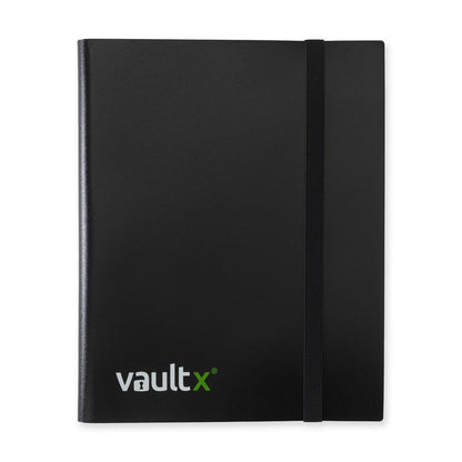 Vault X - 9-Pocket Strap Binder Black