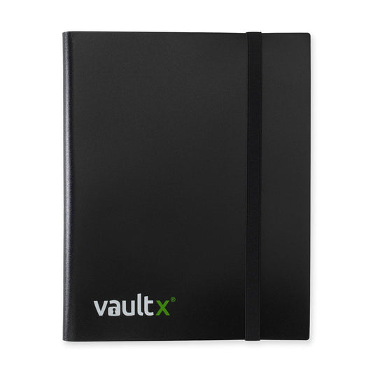 Vault X - 9-Pocket Strap Binder Black