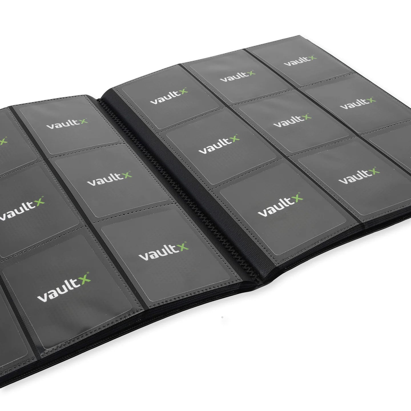 Vault X - 9-Pocket Strap Binder Black