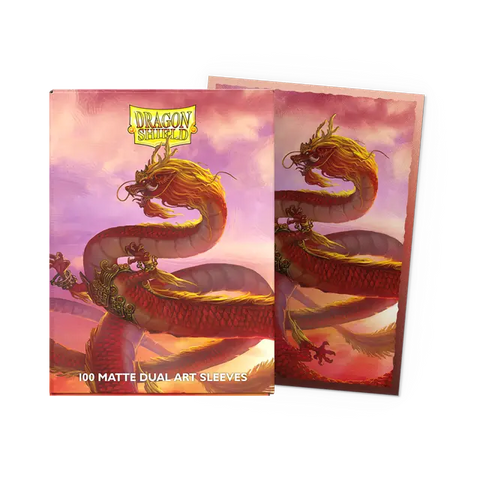 Dragon Shield Dual Matte Art Sleeves - Wood Dragon