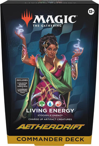 ***Preorder*** Magic the Gathering: Aetherdrift - Commander Deck Living Energy