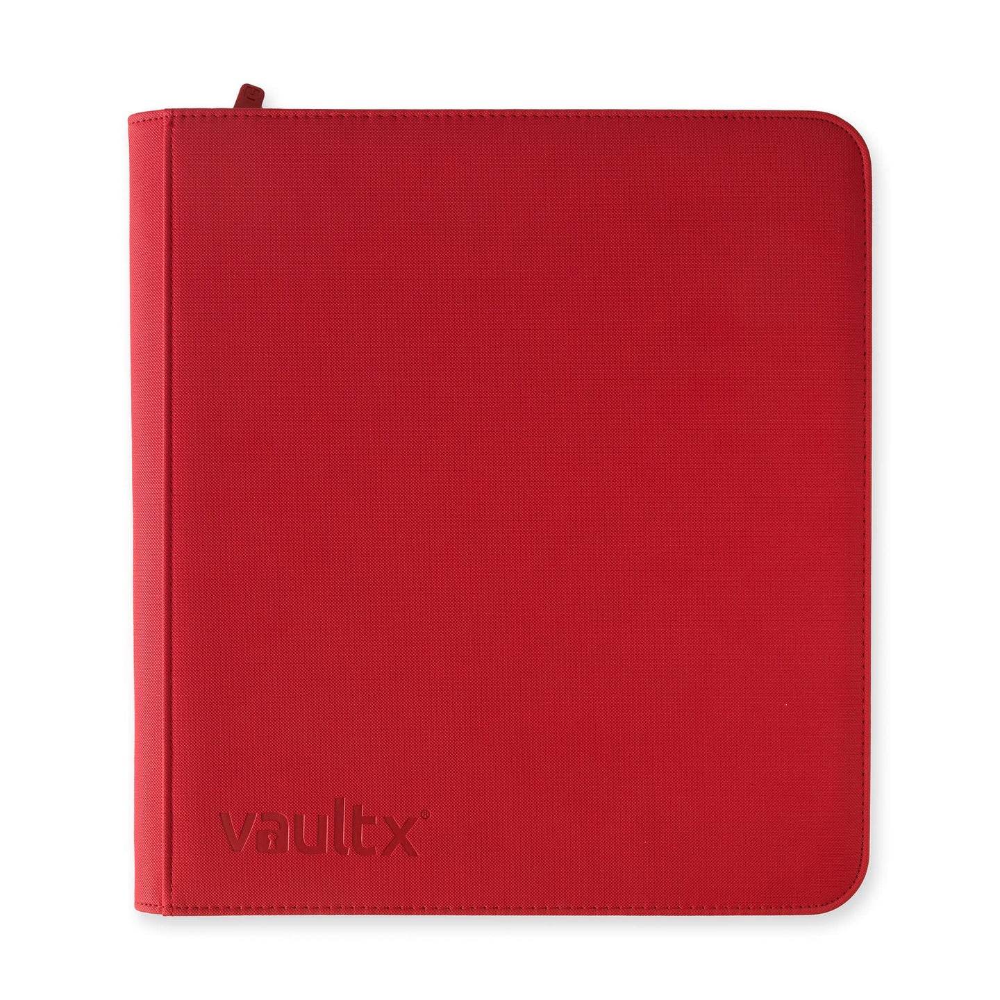 Vault X - 12-Pocket Exo-Tec® Zip Binder Fire Red