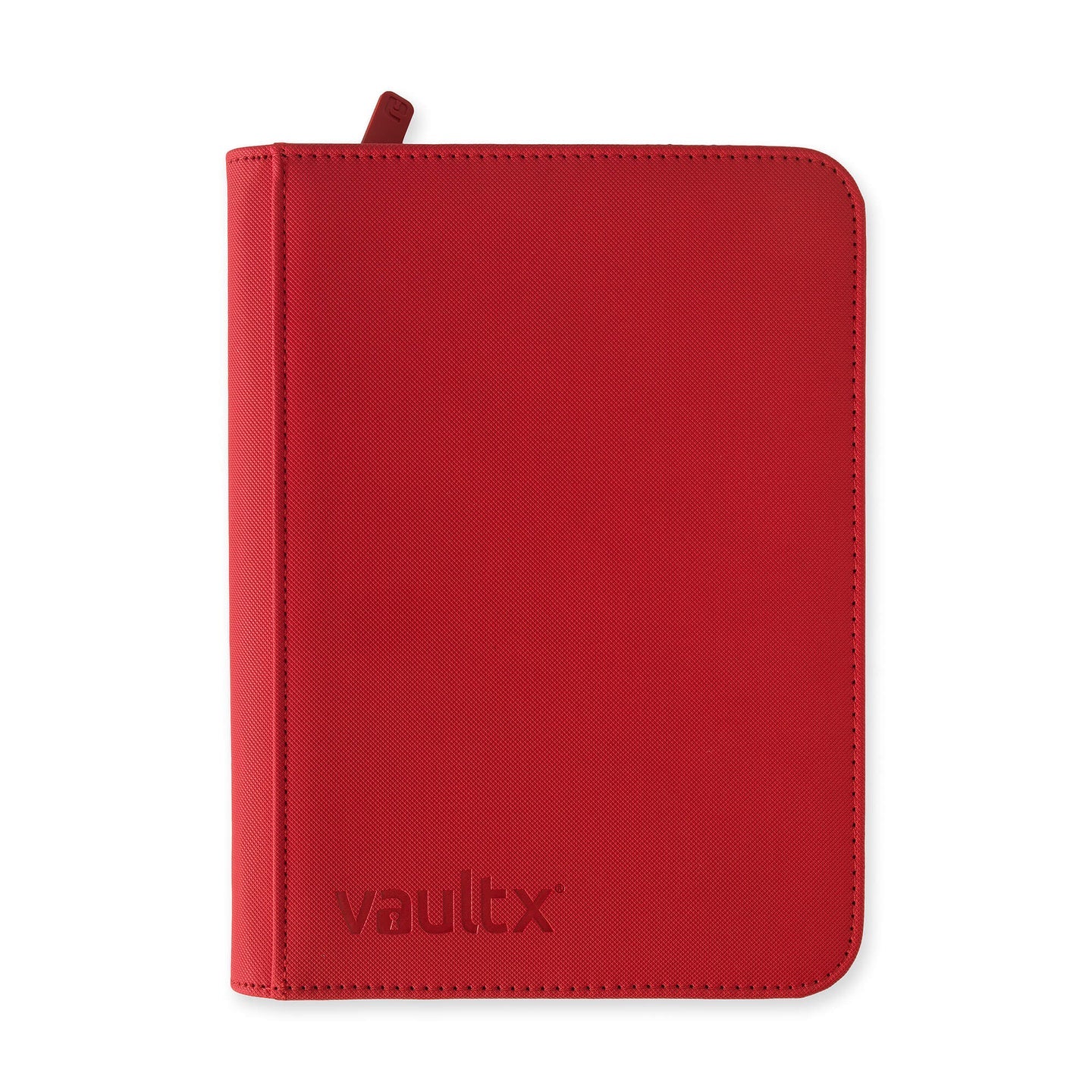Vault X - 4-Pocket Exo-Tec® Zip Binder Fire Red