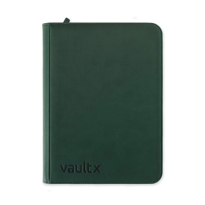 Vault X Exo Tec - Zip Binder 9-Pocket Forest Green