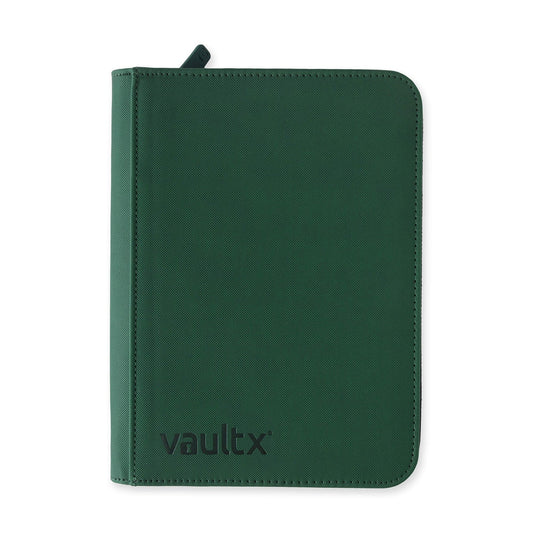 Vault X - 4-Pocket Exo-Tec® Zip Binder Forest Green
