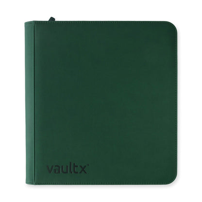 Vault X - 12-Pocket Exo-Tec® Zip Binder Forest Green