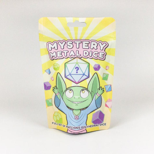 Mystery Metal Dice - Full Polyhedral Set