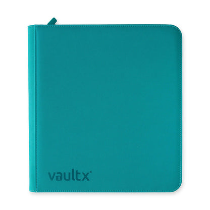 Vault X - 12-Pocket Exo-Tec® Zip Binder XL Ocean Blue