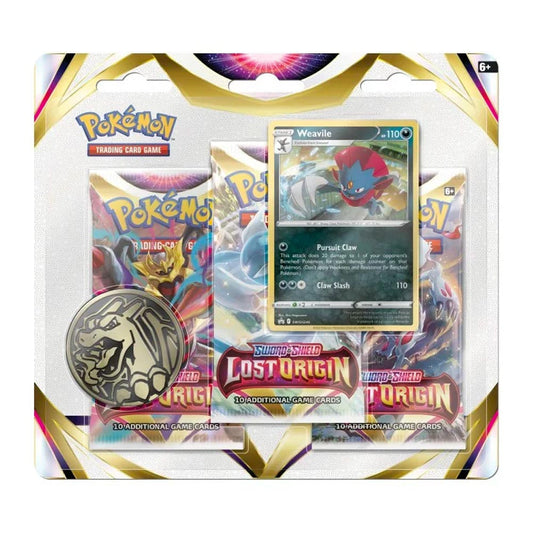 Pokémon TCG: Sword & Shield 11 Lost Origin 3-Pack Booster Display