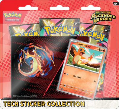 ***PREORDER*** Pokemon TCG: Mega Evolution Ascended Heroes - Tech Sticker Collection Charmander