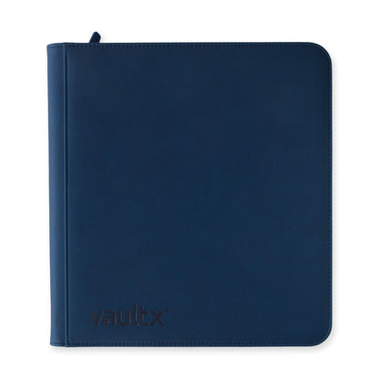 Vault X - 12-Pocket Exo-Tec® Zip Binder XL Royal Blue