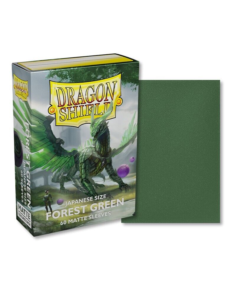 Dragon Shield Matte- Forest Green Japanese (60)