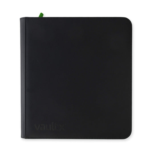 Vault X - 12-Pocket Exo-Tec® Zip Binder Signature Black