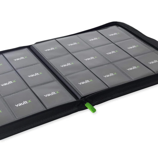 Vault X - 12-Pocket Exo-Tec® Zip Binder XL Signature Black