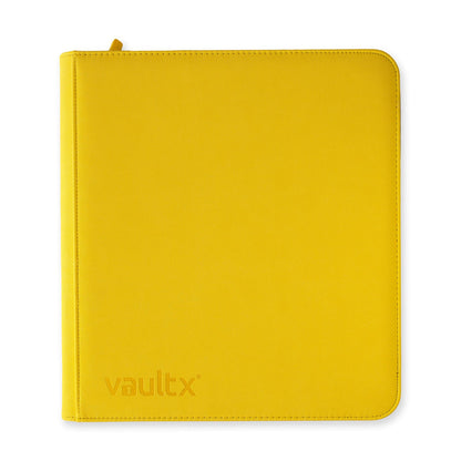 Vault X - 12-Pocket Exo-Tec® Zip Binder XL Sunrise Yellow