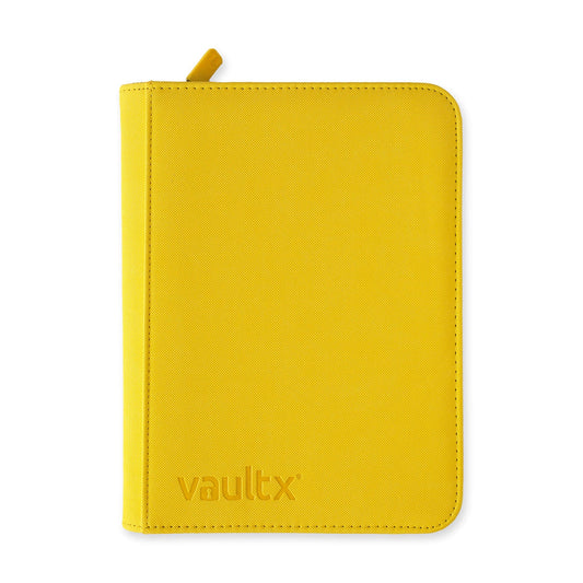 Vault X - 4-Pocket Exo-Tec® Zip Binder Sunrise Yellow