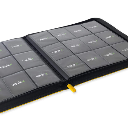 Vault X - 12-Pocket Exo-Tec® Zip Binder XL Sunrise Yellow