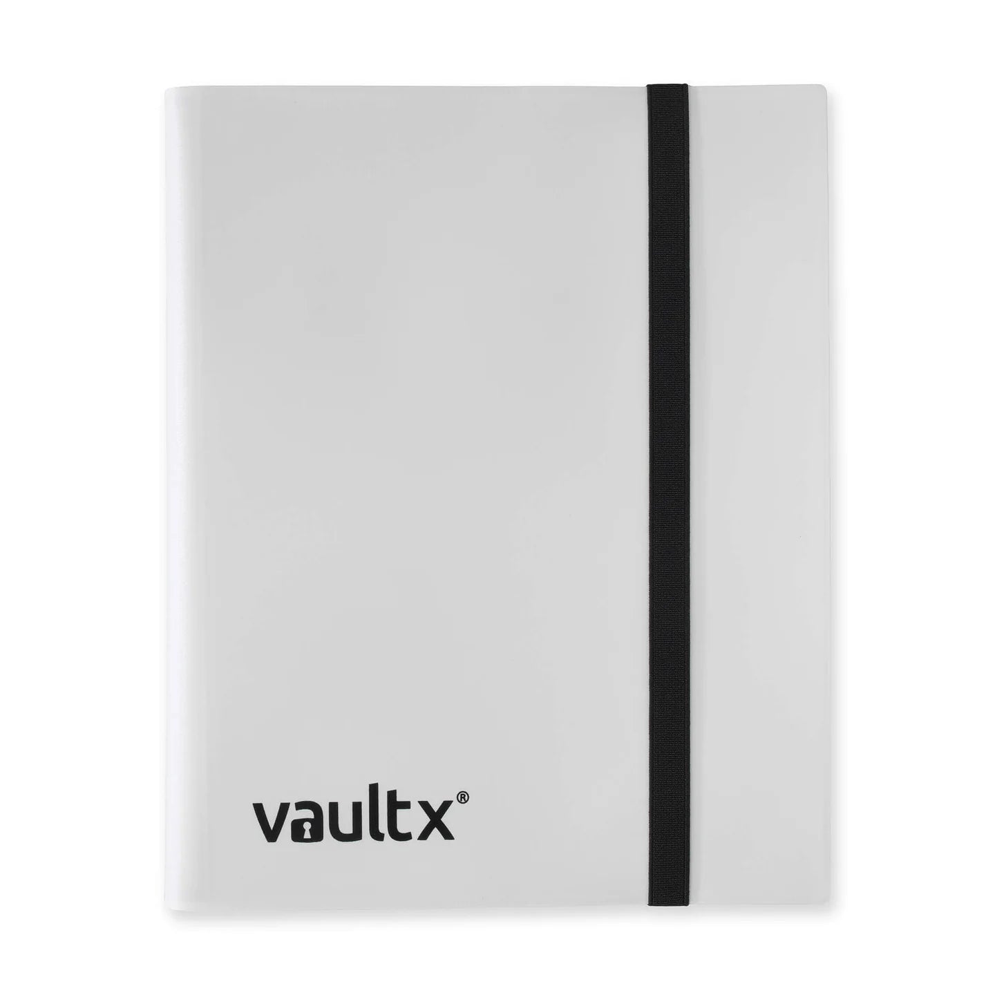 Vault X - 9-Pocket Strap Binder White