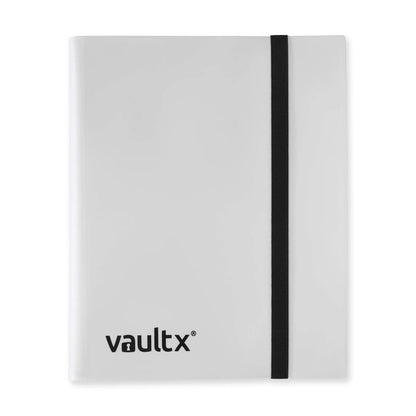 Vault X - 9-Pocket Strap Binder White